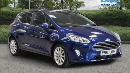 Used Ford Fiesta Titanium 101 HP (74 kW) 2017 Blue Hatchback