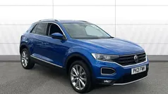 Blue Used 2021 VW T-Roc SEL SUV | £22,098 (Fair price)