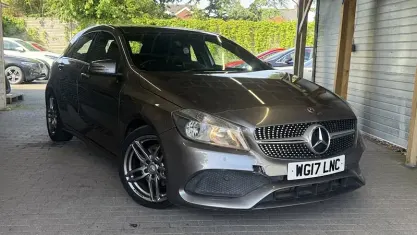 Used Mercedes A160 AMG line 102 HP (75 kW) 2017 Grey Hatchback
