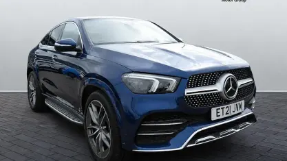 Used Mercedes GLE400 AMG Line Premium Plus 330 HP (242 kW) 2021 Blue SUV