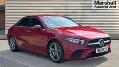 Red Used 2021 Mercedes A220 AMG line Sedan | £19,321 (Fair price)