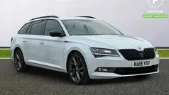 White Used 2019 Skoda Superb SportLine Estate | £18,299 (Fair price)