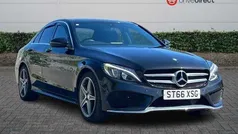 Black Used 2017 Mercedes C220 AMG Line Premium Sedan | £14,499 (Fair price)
