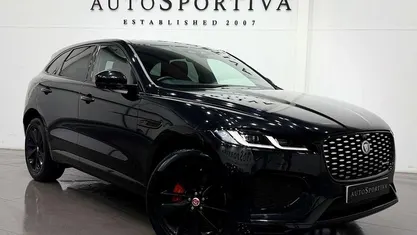 Black Used 2021 Jaguar F-Pace R-Dynamic SUV | £30,750 (Fair price)