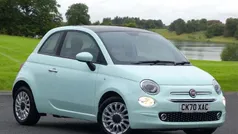 Green Used 2020 Fiat 500 Lounge Hatchback | £9,535 (Fair price)