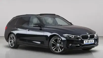 Used BMW 320 Sport Line 184 HP (135 kW) 2015 Black Estate