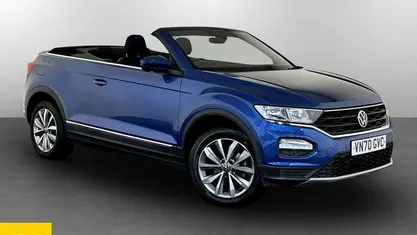 Blue Used 2020 VW T-Roc Cabriolet Design Cabriolet | £15,895 (Fair price)