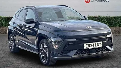 Pearl denim blue Used 2024 Hyundai Kona N Line SUV | £23,789 (Fair price)