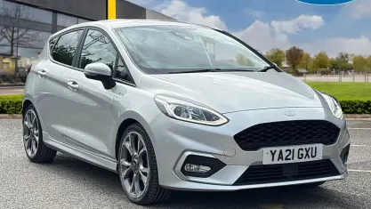 Used Ford Fiesta ST-Line X 125 HP (91 kW) 2021 Silver Hatchback