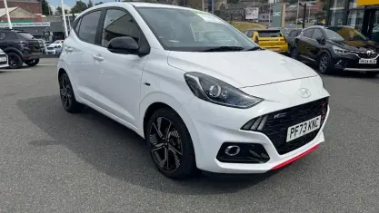 Used Hyundai i10 N Line 101 HP (74 kW) 2023 White Hatchback