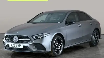 Used Mercedes A250 AMG line 218 HP (160 kW) 2021 Grey Sedan