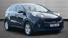 Black Used 2016 Kia Sportage 2 SUV | £8,750 (Fair price)