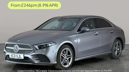 Grey Used 2021 Mercedes A250 AMG Line Premium Plus Sedan | £17,275 (Fair price)