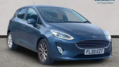 Used Ford Fiesta Titanium 125 HP (91 kW) 2020 Blue Hatchback