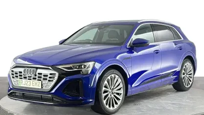 Used Audi Q8 e-tron S-Line 300 kW (408 HP) 2023 Blue SUV