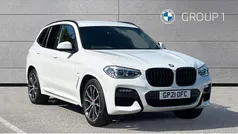 White Used 2021 BMW X3 M Sport SUV | £30,995 (Fair price)