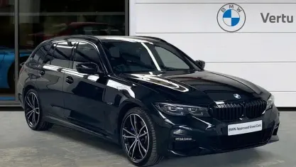 Used BMW 330e M Sport 292 HP (214 kW) 2022 Black Estate