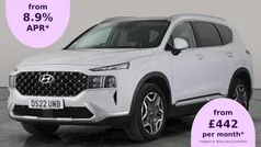 White Used 2022 Hyundai Santa Fe Ultimate SUV | £29,036 (Fair price)