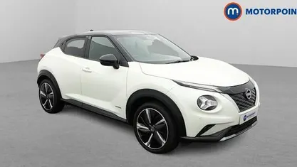 White Used 2022 Nissan Juke Tekna+ SUV | £17,349 (Fair price)