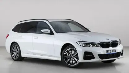 Used BMW 330e M Sport 292 HP (214 kW) 2021 White Estate