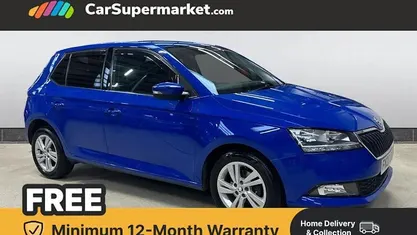 Blue Used 2020 Skoda Fabia SE Hatchback | £9,397 (Fair price)