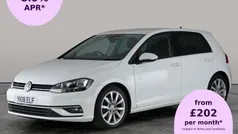 White Used 2018 VW Golf VII GT Hatchback | £11,854 (Fair price)