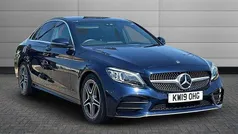 Blue Used 2019 Mercedes C300 AMG Line Premium Sedan | £22,295 (Fair price)