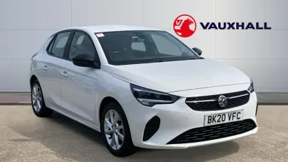 Used Vauxhall Corsa 75 HP (55 kW) 2020 White Hatchback