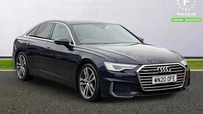 Usado Audi A6 S-Line 245 HP (180 kW) 2020 Azul Sedan
