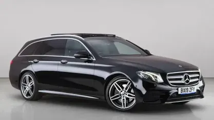Used Mercedes E220 AMG Line Premium 194 HP (142 kW) 2019 Black Estate