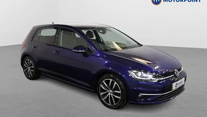 Used VW Golf VII Edition 150 HP (110 kW) 2019 Blue Hatchback