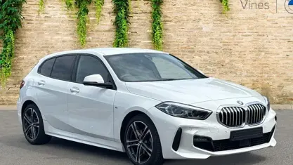 Used BMW 118 M Sport 136 HP (100 kW) 2023 White Hatchback
