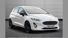 White Used 2017 Ford Fiesta Titanium Hatchback | £9,490 (Fair price)