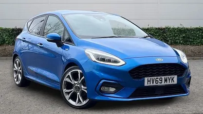 Used Ford Fiesta ST-Line X 140 HP (102 kW) 2019 Blue Hatchback