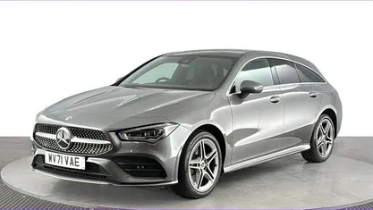 Grey Used 2021 Mercedes CLA250e Shooting Brake AMG Line Premium Plus Estate | £18,720 (Fair price)