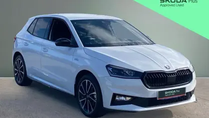 Used Skoda Fabia Monte Carlo 116 HP (85 kW) 2025 White Hatchback