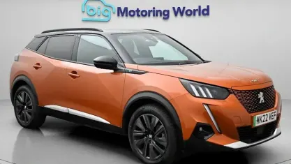 Used Peugeot e-2008 Premium 100 kW (136 HP) 2022 Orange SUV