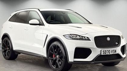 Used Jaguar F-Pace SVR 551 HP (405 kW) 2020 Fuji white SUV