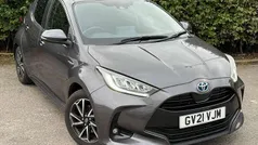 Grey Used 2021 Toyota Yaris Hybrid Design Hatchback | £16,499 (Fair price)