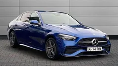 Blue Used 2024 Mercedes C300e AMG line Sedan | £34,995 (Good price)