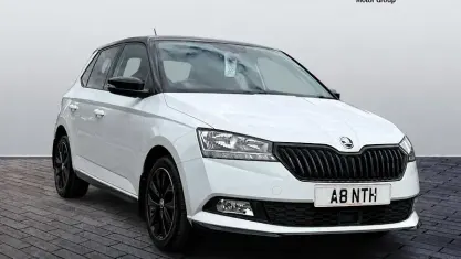 Used Skoda Fabia Monte Carlo 110 HP (80 kW) 2019 White Hatchback