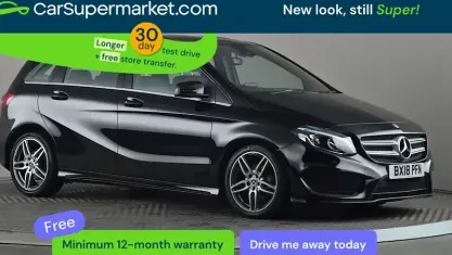 Usado Mercedes B180 AMG Line Premium 109 HP (80 kW) 2018 Preto Monovolume
