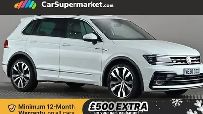 White Used 2020 VW Tiguan SEL SUV | £20,697 (Fair price)