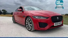 Red Used 2019 Jaguar XE R-Dynamic Sedan | £11,995 (Fair price)