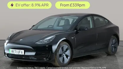 Black Used 2021 Tesla Model 3 Standard Range Plus Sedan | £18,729 (Fair price)
