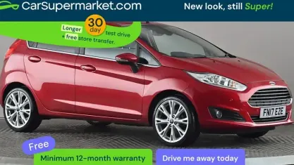 Begagnad Ford Fiesta Titanium X 125 HK (91 kW) 2017 Röd Halvkombi