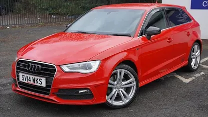 Used Audi A3 Sportback S-Line 184 HP (135 kW) 2014 Red Hatchback