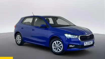 Used Skoda Fabia Comfort 80 HP (58 kW) 2023 Blue Hatchback