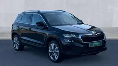 Black magic pearlescent Used 2024 Skoda Karoq SE L SUV | £21,197 (Fair price)