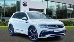 White Used 2022 VW Tiguan R-line SUV | £29,456 (Fair price)